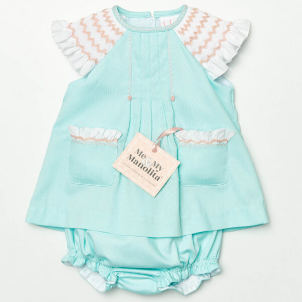 Emi Mint Bloomer Set