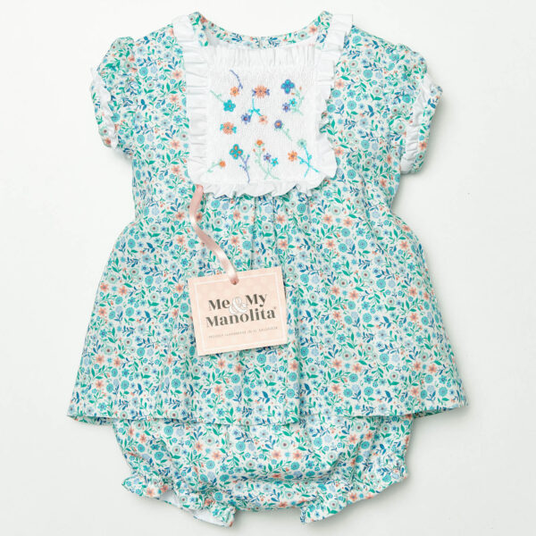 Sashita Turquoise Bloomer Set