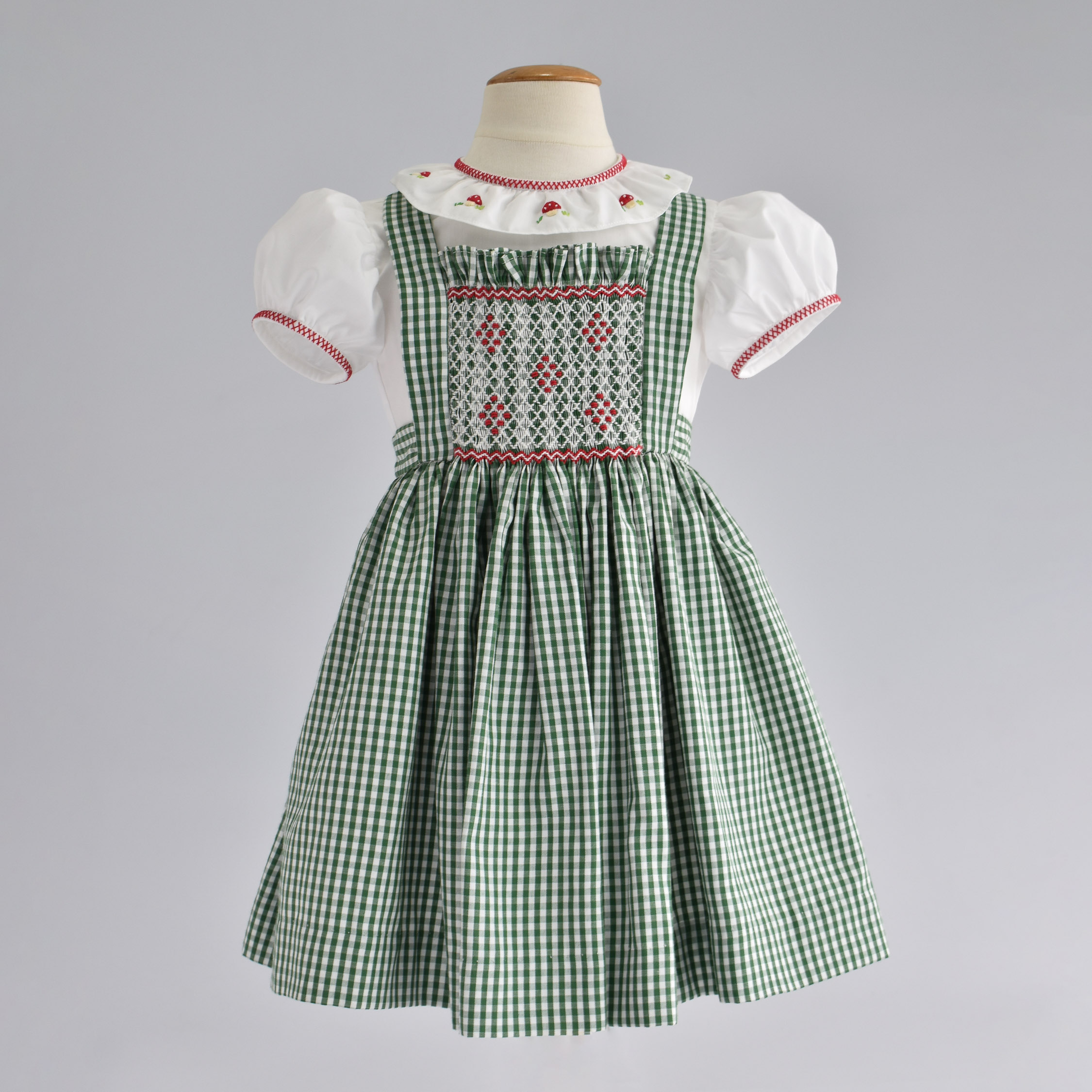 Little MUSHROOMS JUMPER DRESS